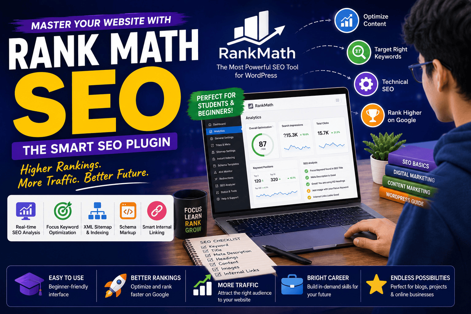 Rank Math SEO for Students